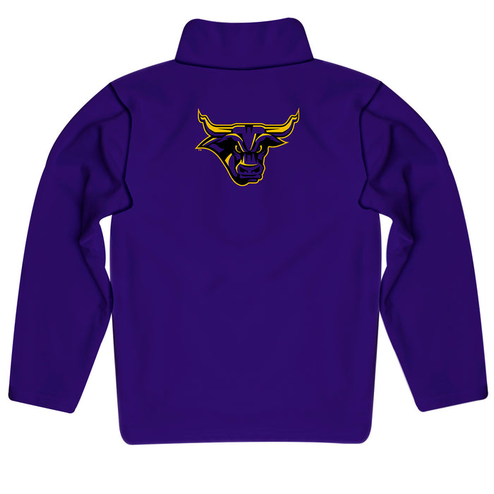 Minnesota State Mavericks Vive La Fete Game Day Solid Purple Quarter Zip Pullover Sleeves - Vive La Fête - Online Apparel Store