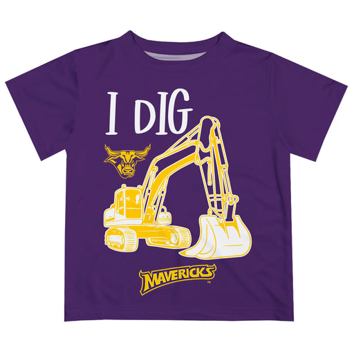 Minnesota State Mavericks Vive La Fete Excavator Boys Game Day Purple Short Sleeve Tee