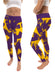 Minnesota State Mavericks Vive La Fete Paint Brush Logo on Waist Women Purple Yoga Leggings - Vive La Fête - Online Apparel Store