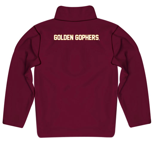Minnesota Golden Gophers Vive La Fete Logo and Mascot Name Womens Maroon Quarter Zip Pullover - Vive La Fête - Online Apparel Store