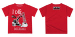 Miami Ohio RedHawks Vive La Fete Excavator Boys Game Day Red Short Sleeve Tee - Vive La Fête - Online Apparel Store