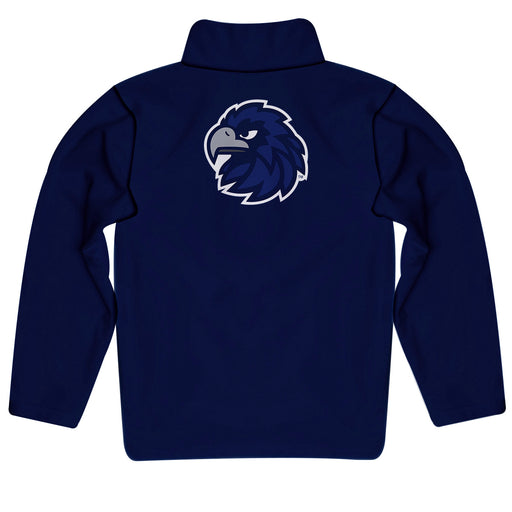 Monmouth Hawks Vive La Fete Game Day Solid Navy Quarter Zip Pullover Sleeves - Vive La Fête - Online Apparel Store