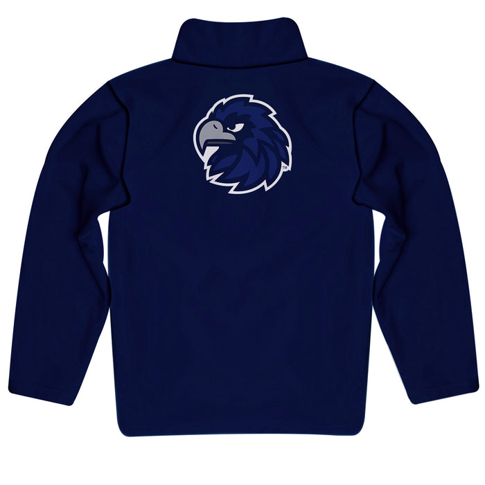 Monmouth Hawks Vive La Fete Game Day Solid Navy Quarter Zip Pullover Sleeves - Vive La Fête - Online Apparel Store