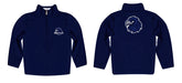 Monmouth Hawks Vive La Fete Game Day Solid Navy Quarter Zip Pullover Sleeves - Vive La Fête - Online Apparel Store