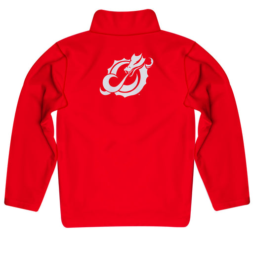 Minnesota State Dragons Vive La Fete Game Day Solid Red Quarter Zip Pullover Sleeves - Vive La Fête - Online Apparel Store
