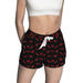 Minnesota State Dragons Vive La Fete Game Day All Over Logo Women Black Lounge Shorts