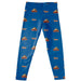 Morgan State Bears Vive La Fete Girls Game Day All Over Two Logos Elastic Waist Classic Play Blue Leggings Tights