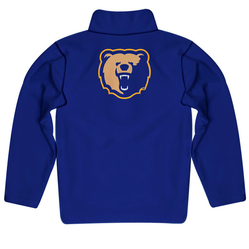 Morgan State Bears Vive La Fete Game Day Solid Blue Quarter Zip Pullover Sleeves - Vive La Fête - Online Apparel Store