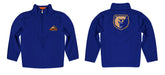 Morgan State Bears Vive La Fete Game Day Solid Blue Quarter Zip Pullover Sleeves - Vive La Fête - Online Apparel Store