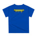 Morehead State Eagles Original Dripping Football Helmet Blue T-Shirt by Vive La Fete - Vive La Fête - Online Apparel Store