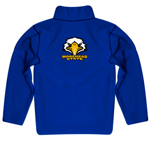Morehead State Eagles Vive La Fete Game Day Solid Blue Quarter Zip Pullover Sleeves - Vive La Fête - Online Apparel Store