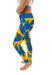 Morehead State Eagles Vive La Fete Paint Brush Logo on Waist Women Blue Yoga Leggings - Vive La Fête - Online Apparel Store