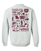 Missouri State Bears Hand Sketched Artwork Maroon Crewneck Sweatshirt for Women - Vive La Fête - Online Apparel Store