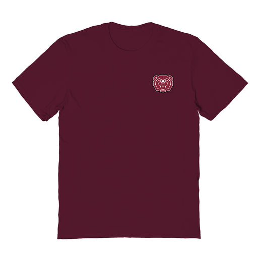 Missouri State Bears Vive La Fete Impressions Artwork Maroon Womens Cotton Tshirt