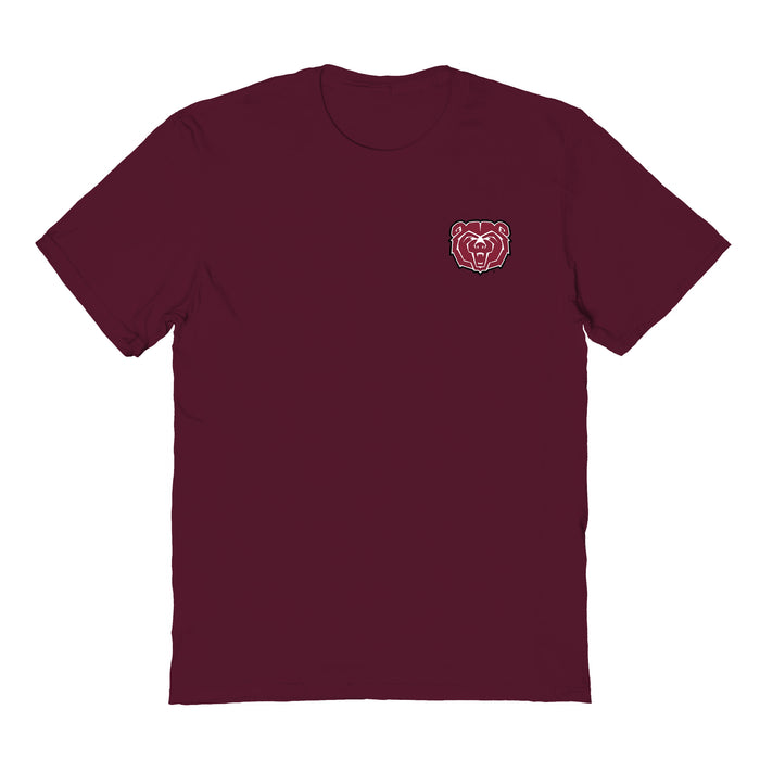 Missouri State Bears Vive La Fete Impressions Artwork Maroon Womens Cotton Tshirt