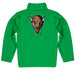 Marshall University Thundering Herd MU Vive La Fete Game Day Solid Green Quarter Zip Pullover Sleeves - Vive La Fête - Online Apparel Store