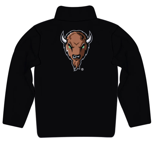 Marshall University Thundering Herd MU Vive La Fete Game Day Solid Black Quarter Zip Pullover Sleeves - Vive La Fête - Online Apparel Store