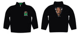 Marshall University Thundering Herd MU Vive La Fete Game Day Solid Black Quarter Zip Pullover Sleeves - Vive La Fête - Online Apparel Store