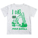Marshall University Thundering Herd MU Vive La Fete Excavator Boys Game Day White Short Sleeve Tee