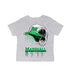 Marshall University Thundering Herd MU Original Dripping Baseball Helmet Grey Cotton T-Shirt  by Vive La Fete