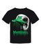 Marshall University Thundering Herd MU Original Dripping Baseball Helmet Black T-Shirt Cotton by Vive La Fete
