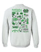 Marshall Thundering Herd MU Hand Sketched Artwork Black Crewneck Sweatshirt for Women - Vive La Fête - Online Apparel Store