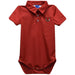 Marist Red Foxes Embroidered Red Solid Knit Boys Polo Bodysuit
