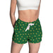 Missouri Southern Lions MSSU Vive La Fete Game Day All Over Logo Women Green Lounge Shorts