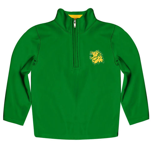 Missouri Southern Lions Vive La Fete Logo and Mascot Name Womens Green Quarter Zip Pullover