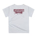 Mississippi State Bulldogs Original Dripping Football Helmet White T-Shirt by Vive La Fete - Vive La Fête - Online Apparel Store