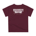 Mississippi State Bulldogs Original Dripping Football Helmet Maroon T-Shirt by Vive La Fete - Vive La Fête - Online Apparel Store