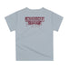 Mississippi State Bulldogs Original Dripping Football Helmet Gray T-Shirt by Vive La Fete - Vive La Fête - Online Apparel Store