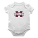 Mississippi State Cotton Short Sleeve Bodysuit White