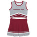 Mississippi State Bulldogs Vive La Fete Game Day Gray and Maroon Sleeveless Chearleader Set