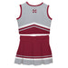 Mississippi State Bulldogs Vive La Fete Game Day Gray and Maroon Sleeveless Chearleader Set - Vive La Fête - Online Apparel Store