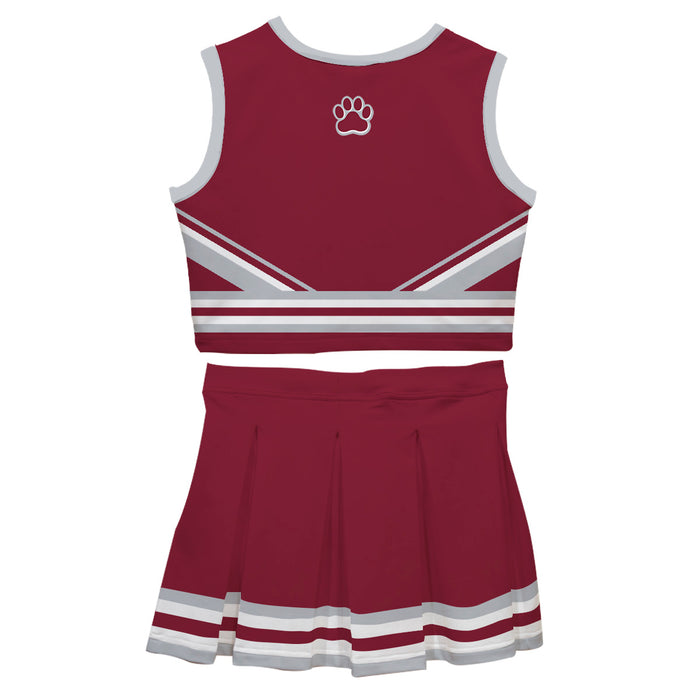 Mississippi State Bulldogs Vive La Fete Game Day Maroon Sleeveless Chearleader Set - Vive La Fête - Online Apparel Store