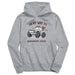 Mississippi State Bulldogs On My Way Monster Truck Heather Grey Cotton Youth Hoodie