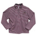 Mississippi State Bulldogs Embroidered Maroon Stripes Quarter Zip Pullover