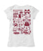 Mississippi State Bulldogs Hand Sketched Vive La Fete Impressions Artwork White Girls Cotton Short Sleeve Tee - Vive La Fête - Online Apparel Store
