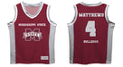 Mississipi State  Vive La Fete Cameron Matthews Game Day Maroon Boys Basketball Jersey - Vive La Fête - Online Apparel Store