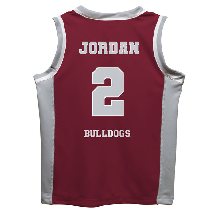 Mississipi State  Vive La Fete JerKaila Jordan Game Day Maroon Boys Basketball Jersey - Vive La Fête - Online Apparel Store