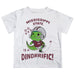 Mississippi State Bulldogs Vive La Fete Dinorrific Boys Game Day White Short Sleeve Tee