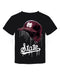 Mississippi State Bulldogs Original Dripping Baseball Helmet Black T-Shirt Cotton by Vive La Fete