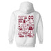 Mississippi State Bulldogs Hand Sketched Vive La Fete Impressions Maroon Hoodies for Women - Vive La Fête - Online Apparel Store