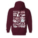 Mississippi State Bulldogs Hand Sketched Vive La Fete Impressions Maroon Hoodies for Women - Vive La Fête - Online Apparel Store