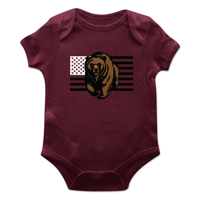 University of Montana Grizzlies Vive La Fete Infant Game Day Maroon Short Sleeve Bodysuit