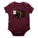 University of Montana Grizzlies Vive La Fete Infant Game Day Maroon Short Sleeve Bodysuit