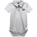 University of Montana Grizzlies Embroidered White Solid Knit Boys Polo Bodysuit