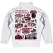 University of Montana Grizzlies Hand Sketched Vive La Fete Impressions Artwork White Boys Quarter Zip Pullover V1 - Vive La Fête - Online Apparel Store