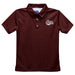 University of Montana Grizzlies Embroidered Maroon Short Sleeve Polo Box Shirt